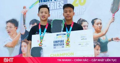 Nam sinh Hà Tĩnh vô địch giải Pickleball quốc tế tại Malaysia