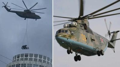 Nga điều trực thăng lớn nhất thế giới đưa hệ thống phòng không lên nóc nhà, đối phó UAV Ukraine