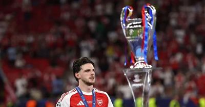 Thất bại tại Champions League: Vì sao Declan Rice mới là thủ lĩnh đích thực của Arsenal?