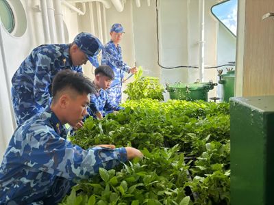 Những 'mầm xanh' trên boong tàu cảnh sát biển