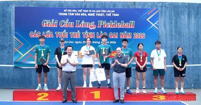 Bế mạc Giải Cầu lông, Pickleball các lứa tuổi trẻ tỉnh Lào Cai năm 2026