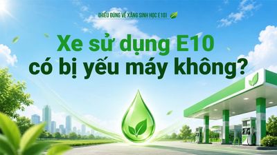 Xe sử dụng E10 có bị yếu máy không?