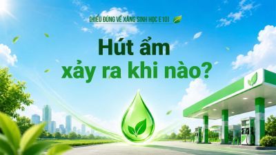 Hút ẩm xảy ra khi nào?