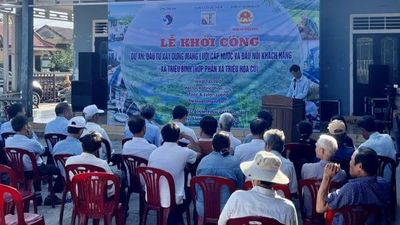 Quảng Trị: Dẫn dòng nước sạch về Triệu Hòa