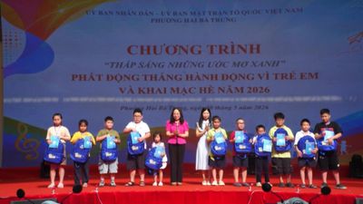Phường Hai Bà Trưng phát động Tháng hành động vì trẻ em năm 2026