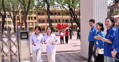 Hơn 1.200 thí sinh tại Ứng Thiên, Hòa Xá hoàn thành kỳ thi vào lớp 10 an toàn, nghiêm túc
