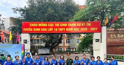 Tuổi trẻ phường Ngọc Hà đồng hành cùng sĩ tử thi vào lớp 10