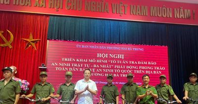 Triển khai mô hình 'Tổ tuần tra bảo đảm an ninh, trật tự - Ba nhất'