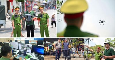 Công an Hà Nội bắt đầu thử nghiệm 'mắt thần' UAV giám sát an ninh trật tự
