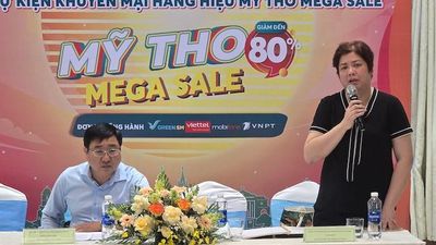 40 doanh nghiệp tham gia 'Mỹ Tho Mega Sale', giảm giá đến 80%