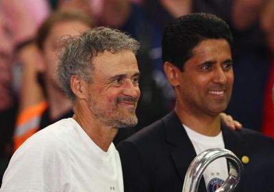 Màn ăn mừng cực 'cháy' của Luis Enrique và các học trò