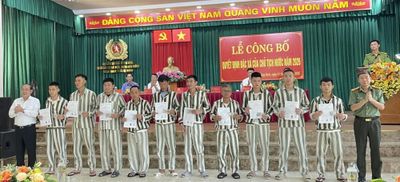 Hải Phòng, Quảng Ninh: Công bố Quyết định đặc xá cho gần 300 phạm nhân