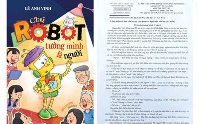 'Chú robot tưởng mình là người' của GS-TS Lê Anh Vinh: Niềm vui nối dài từ Giải Dế Mèn đến đề thi Văn