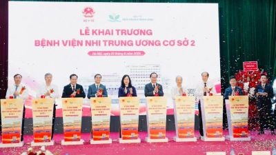 Chính thức đưa cơ sở 2 của Bệnh viện Nhi Trung ương vào hoạt động