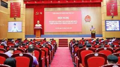 Sơ kết một năm vận hành bộ máy Viện Kiểm sát nhân dân 3 cấp