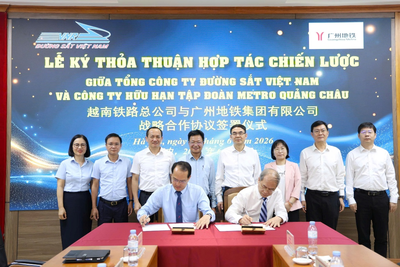 Đường sắt Việt Nam và Metro Quảng Châu (Trung Quốc) hợp tác chiến lược về quản lý, vận hành đường sắt