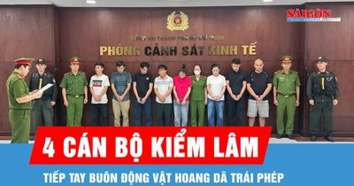Khởi tố 4 cán bộ kiểm lâm tiếp tay buôn động vật hoang dã trái phép