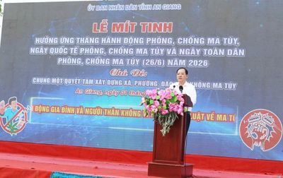 An Giang quyết tâm xây dựng xã, phường, đặc khu không ma túy