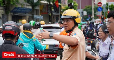 CSGT TP.HCM đồng hành cùng thí sinh thi lớp 10