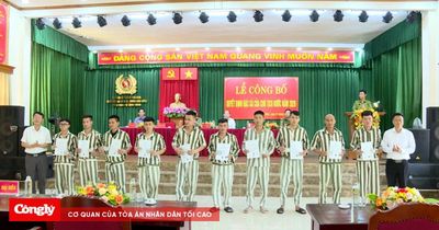 76 phạm nhân tại Trại giam Quảng Ninh được đặc xá năm 2026