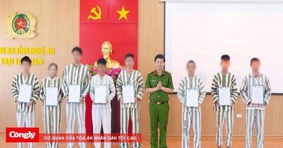 Nghệ An: Đặc xá cho 38 phạm nhân