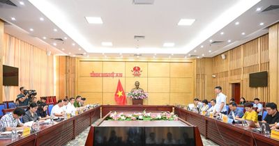 Đoàn công tác Bộ Tư pháp làm việc với tỉnh Nghệ An