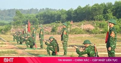 95 chiến sĩ mới BĐBP Hà Tĩnh hoàn thành kiểm tra '3 tiếng nổ'