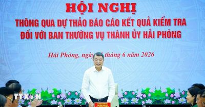 Thủ tướng chủ trì Hội nghị thông qua dự thảo báo cáo kết quả kiểm tra tại Hải Phòng