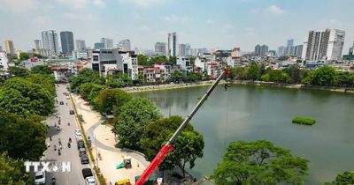 Hà Nội đẩy nhanh cải tạo, nâng cấp 6 trạm bơm hồ nội đô