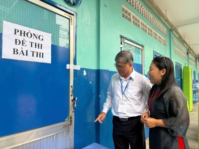 TP Hồ Chí Minh: Kiểm tra công tác thi lớp 10, hỗ trợ tối đa thí sinh đặc biệt