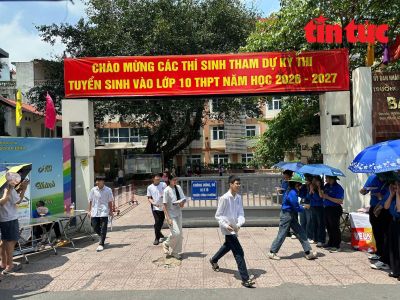 Thí sinh Hà Nội hoàn thành kỳ thi chuyên vào lớp 10