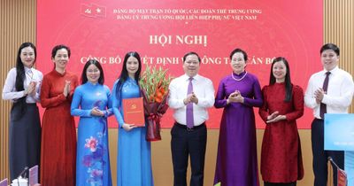 Đồng chí Trần Lan Phương giữ chức Phó Bí thư Thường trực Đảng ủy Trung ương Hội LHPN Việt Nam