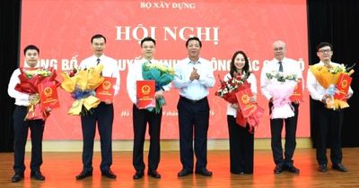 Bộ Xây dựng bổ nhiệm cán bộ; phê chuẩn kết quả bầu lãnh đạo tỉnh Tuyên Quang