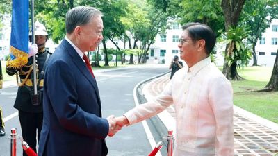 Lễ đón Tổng Bí thư, Chủ tịch nước Tô Lâm thăm cấp Nhà nước Philippines