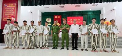 108 phạm nhân Trại giam Kênh 7 được đặc xá