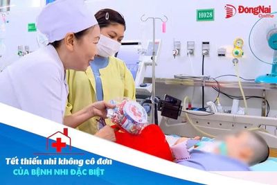 [Video] Tết thiếu nhi không cô đơn của bệnh nhi đặc biệt