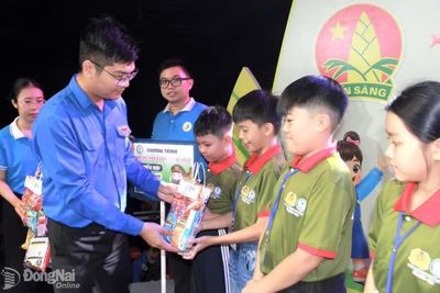 59 thiếu nhi tham gia chương trình Em làm chiến sĩ công an nhân dân