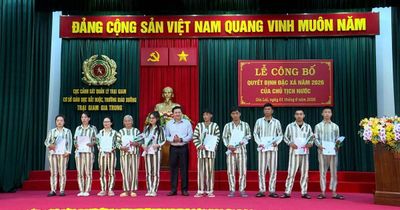 Trại giam Gia Trung và Kim Sơn có 234 phạm nhân được đặc xá