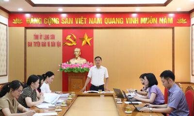 Thống nhất các nội dung liên quan đến hội thi báo cáo viên, tuyên truyền viên giỏi cấp tỉnh năm 2026