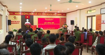 Trại Tạm giam số 1 Công an tỉnh Lào Cai công bố Quyết định đặc xá năm 2026 của Chủ tịch nước