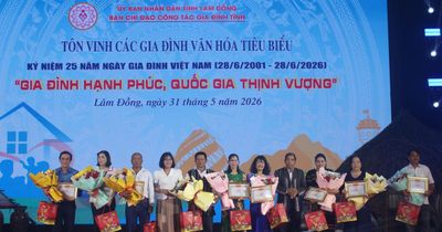 Lâm Đồng tuyên dương 17 gia đình văn hóa tiêu biểu