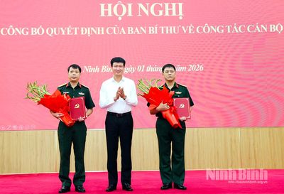 Công bố quyết định của Ban Bí thư về công tác cán bộ