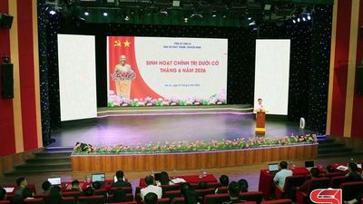 Báo và Phát thanh, truyền hình Sơn La sinh hoạt chính trị dưới cờ tháng 6