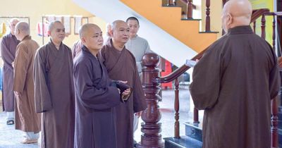Giới tử Đại giới đàn Thanh Kiểm nhập chúng tòng An cư kiết hạ tại Việt Nam Quốc Tự