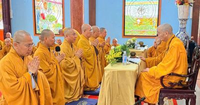 Chư Tăng phường Tân Định, Sài Gòn, Bến Thành, Cầu Ông Lãnh tác pháp an cư kiết hạ tại tổ đình Vạn Thọ