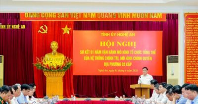 Nghệ An sơ kết 1 năm vận hành chính quyền địa phương 2 cấp