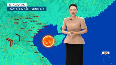 Dự báo thời tiết tối | 01/06/2026
