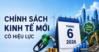 Loạt chính sách kinh tế mới có hiệu lực từ tháng 6/2026