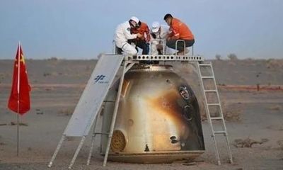 Phi hành đoàn tàu vũ trụ Thần Châu-21 của Trung Quốc trở về Trái Đất an toàn