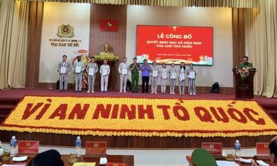 Niềm vui ngày trở về của 395 phạm nhân được đặc xá tại Trại giam Thủ Đức